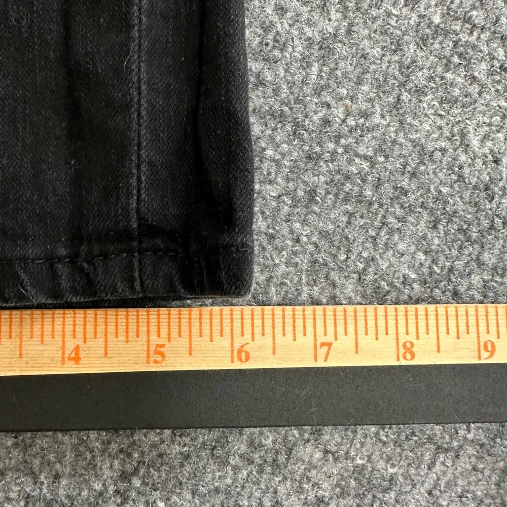 Levi's Jeans Mens Size 29x30 Black Straight Leg Denim Casual Classic Stretch